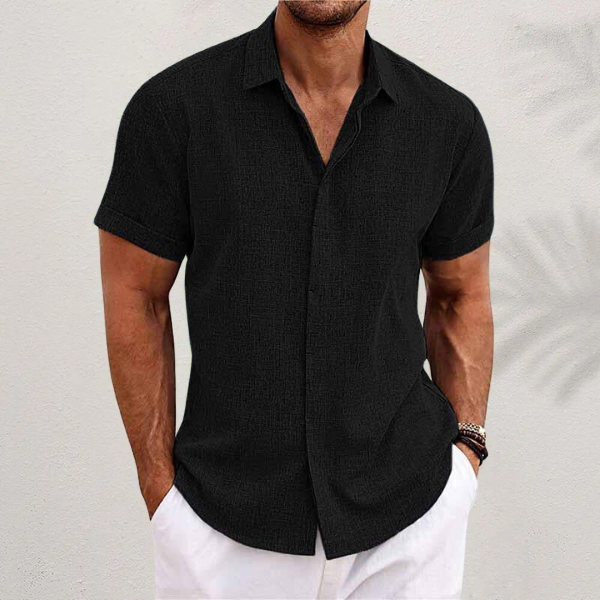 Men's Short Sleeve Button Down Summer Shirt | Regular Fit
