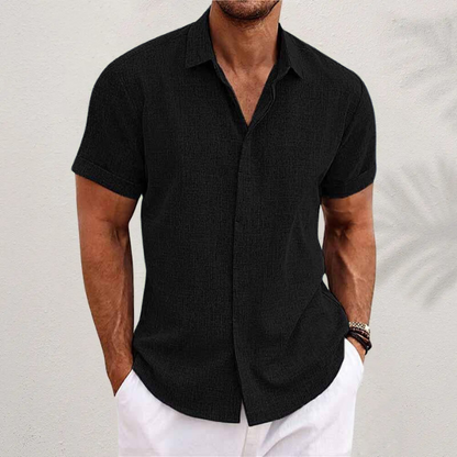 Men's Short Sleeve Button Down Summer Shirt | Regular Fit