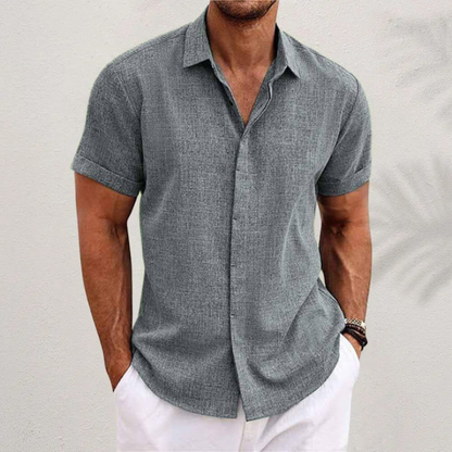 Men's Short Sleeve Button Down Summer Shirt | Regular Fit