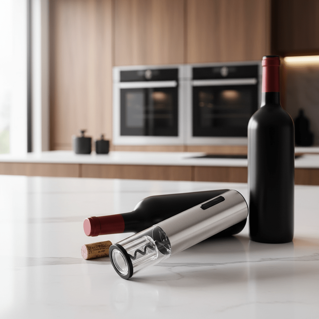4-in-1 Electric Wine Opener for Effortless Opening & Serving