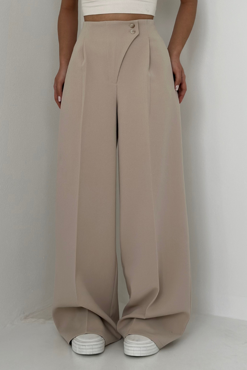 Women’s Baggy High-Waisted Pants | Wide Leg