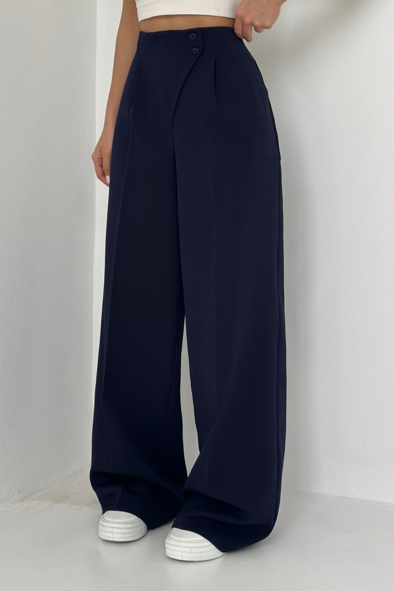 Women’s Baggy High-Waisted Pants | Wide Leg