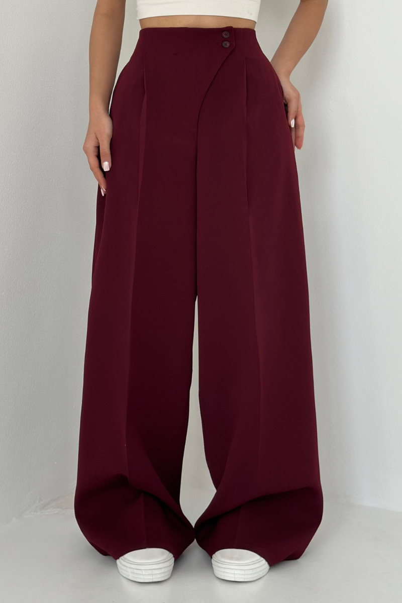 Women’s Baggy High-Waisted Pants | Wide Leg