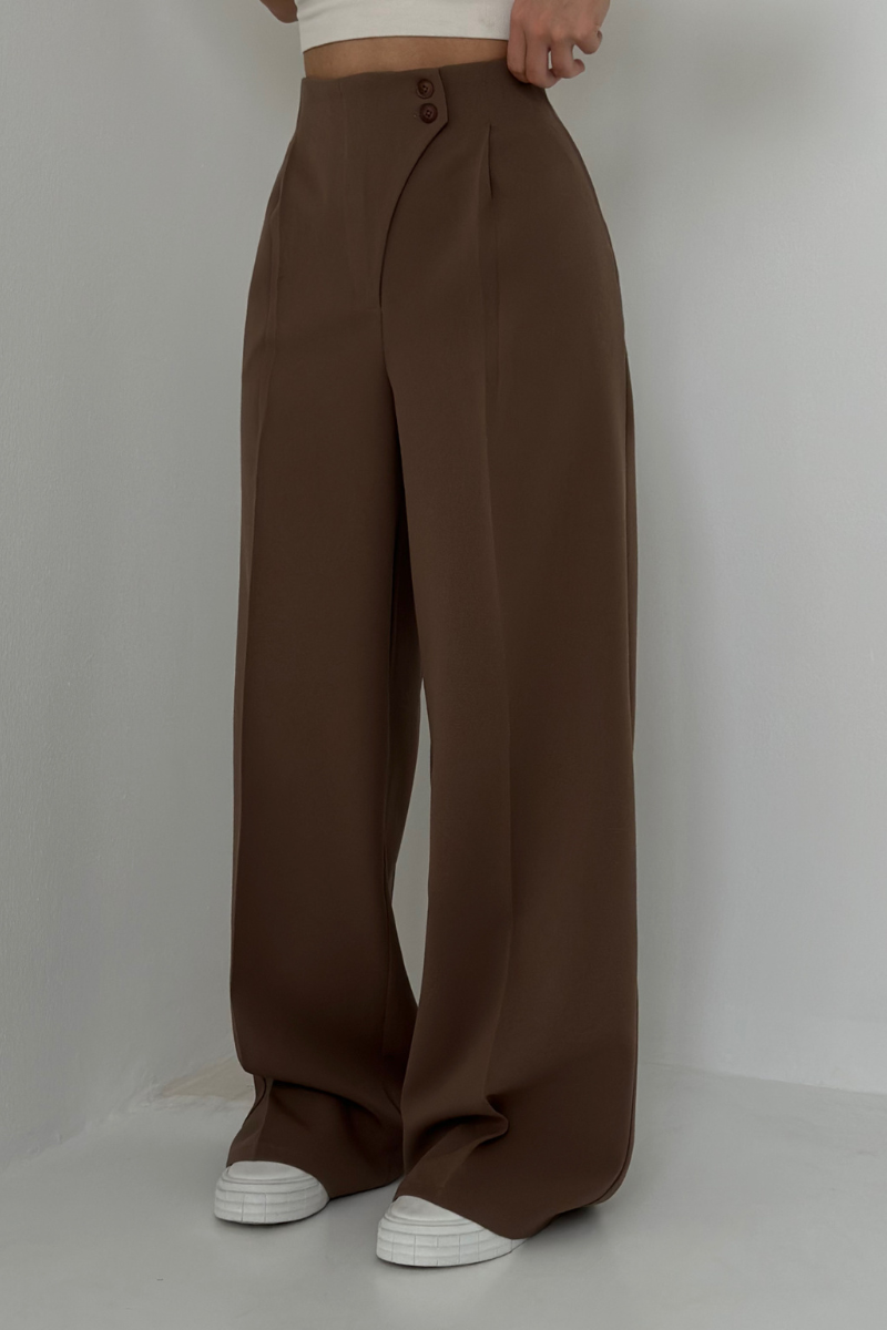 Women’s Baggy High-Waisted Pants | Wide Leg