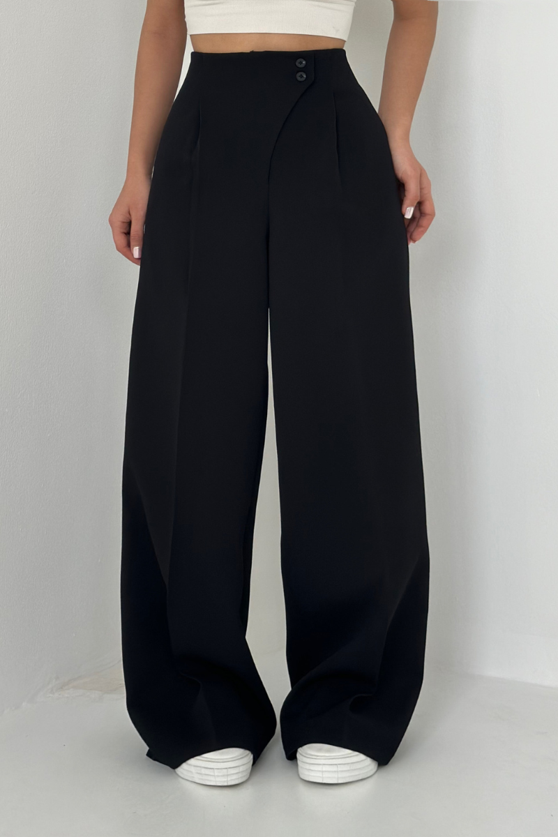Women’s Baggy High-Waisted Pants | Wide Leg