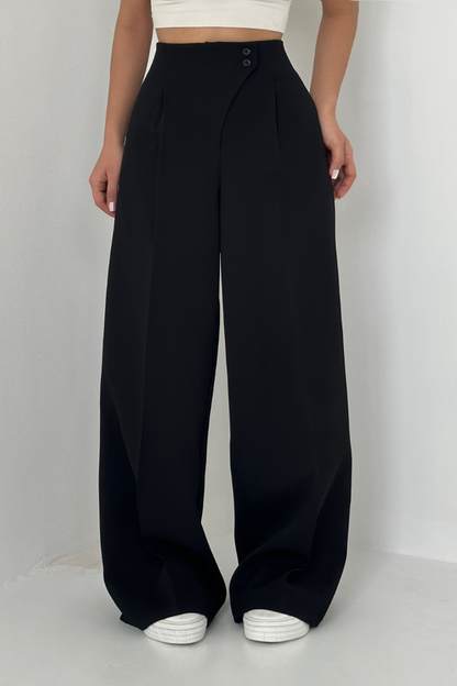 Women’s Baggy High-Waisted Pants | Wide Leg
