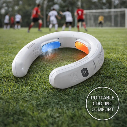 3 Zone Neck Cooler and Heater, All-Weather Wearable Neck Fan