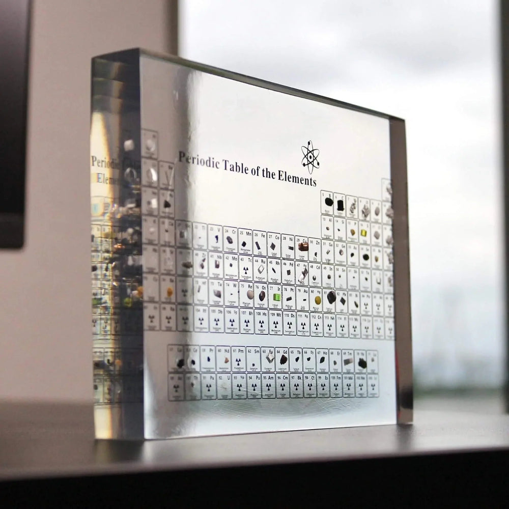 Periodic Table Wall Art - Glass Educational Display for Chemistry Decor