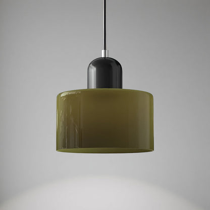Modern Iron and Glass Pendant Ceiling Light
