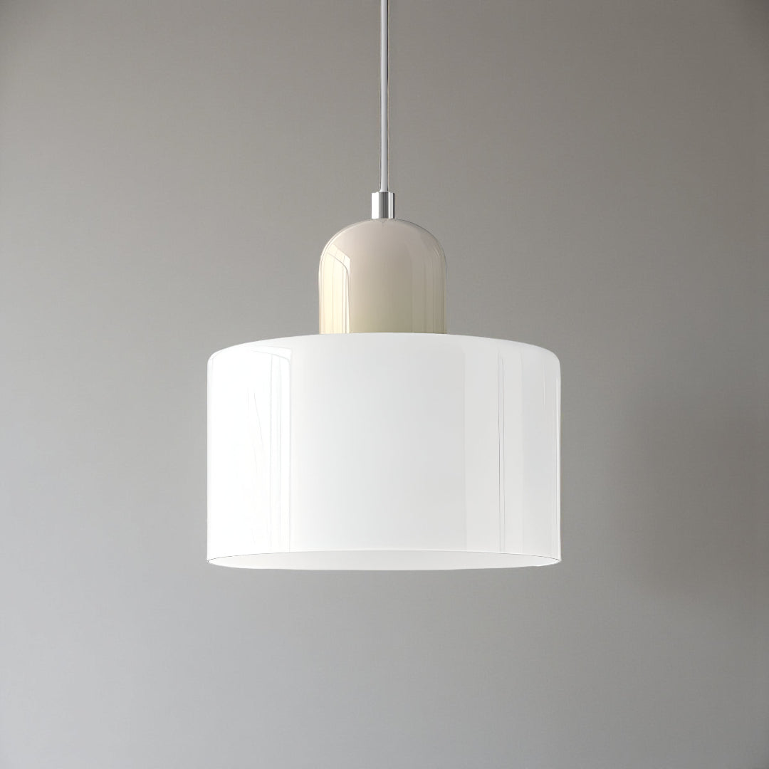 Modern Iron and Glass Pendant Ceiling Light