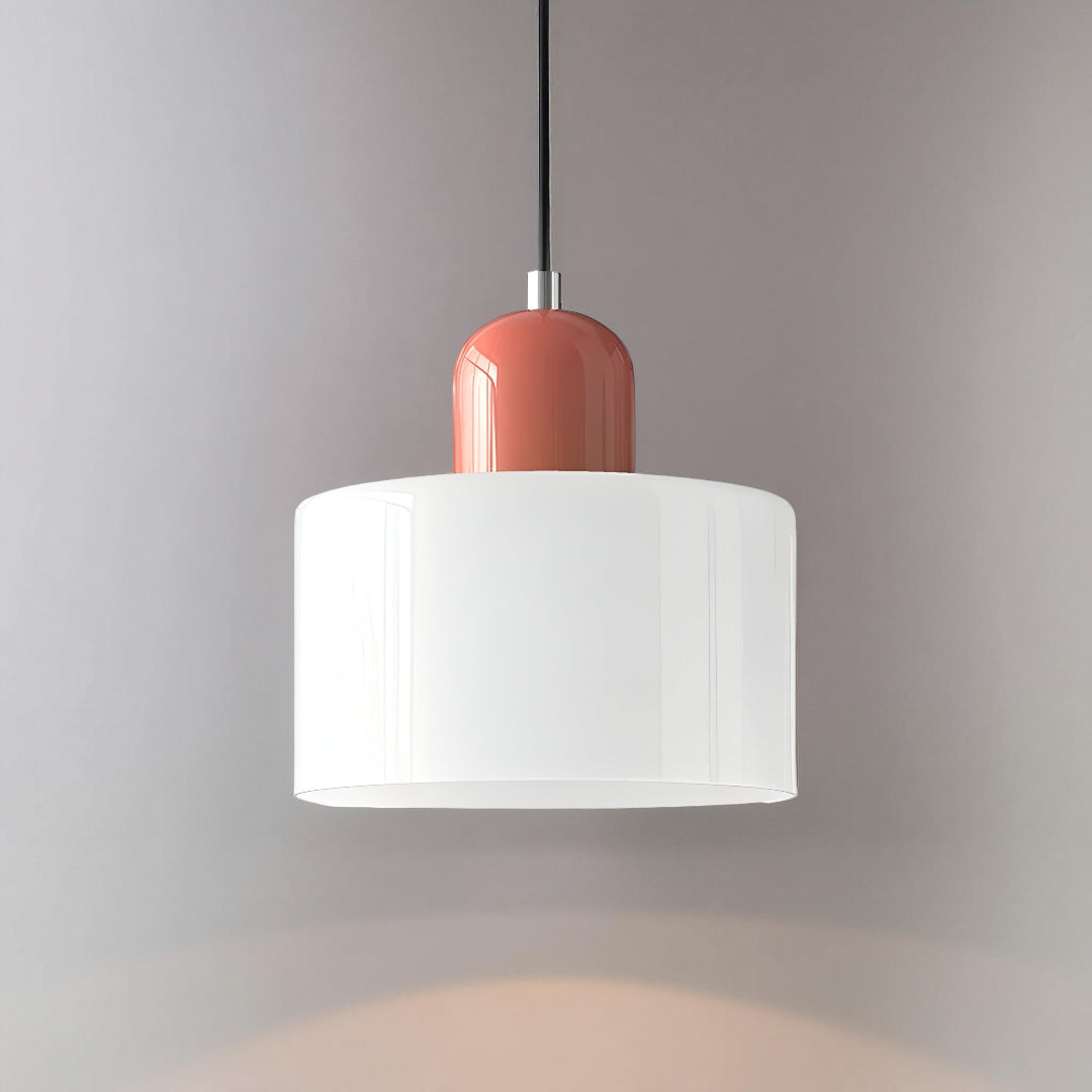 Modern Iron and Glass Pendant Ceiling Light