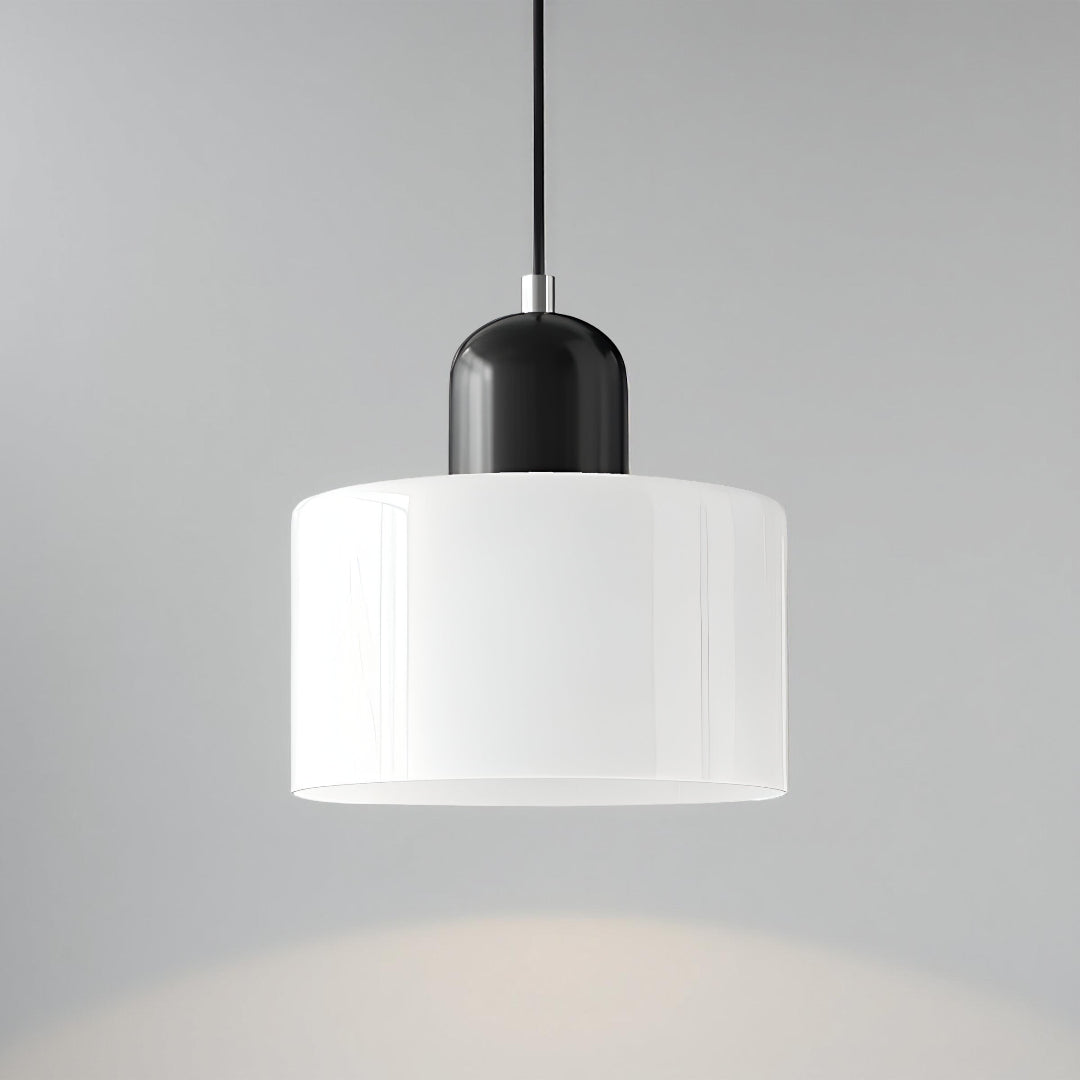 Modern Iron and Glass Pendant Ceiling Light