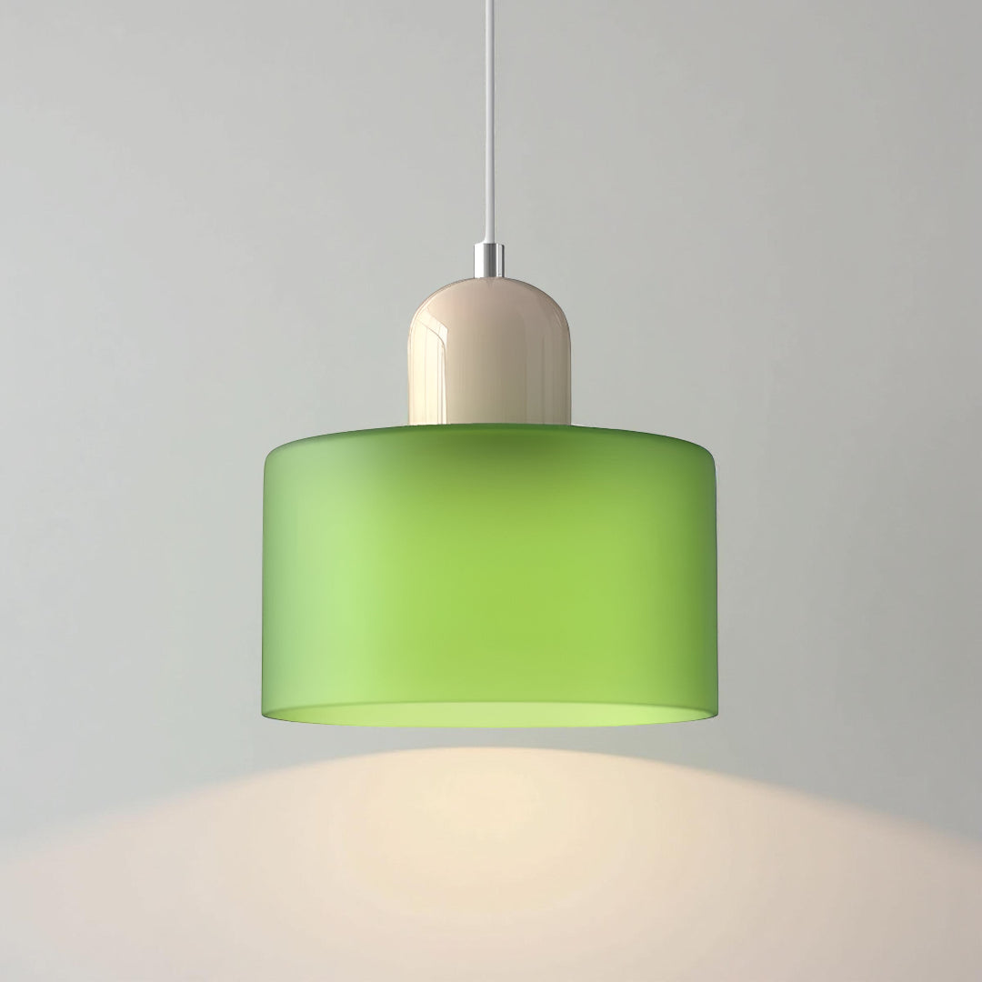 Modern Iron and Glass Pendant Ceiling Light
