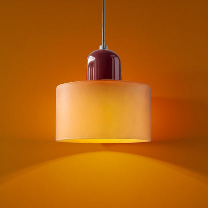 Modern Iron and Glass Pendant Ceiling Light