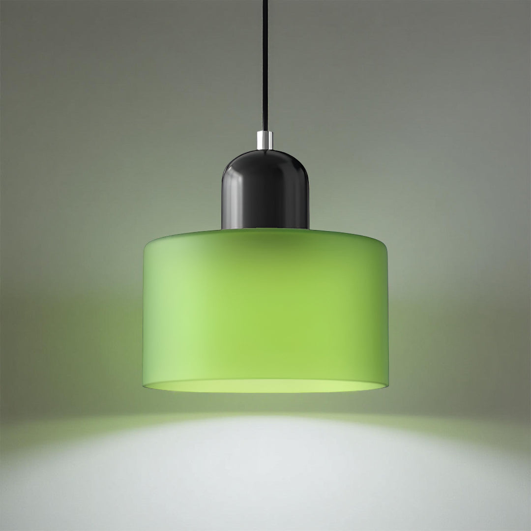 Modern Iron and Glass Pendant Ceiling Light