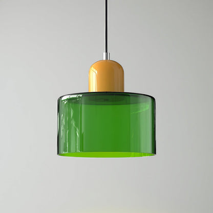 Modern Iron and Glass Pendant Ceiling Light