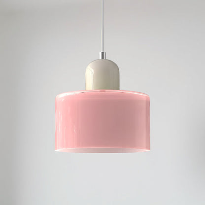 Modern Iron and Glass Pendant Ceiling Light