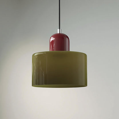 Modern Iron and Glass Pendant Ceiling Light