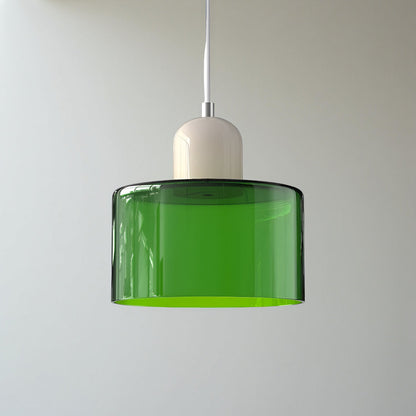 Modern Iron and Glass Pendant Ceiling Light