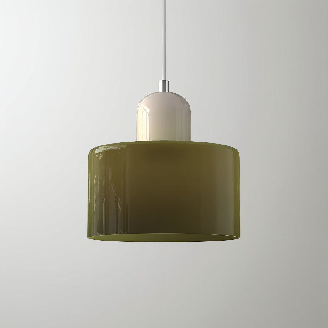 Modern Iron and Glass Pendant Ceiling Light