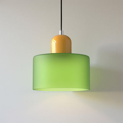 Modern Iron and Glass Pendant Ceiling Light