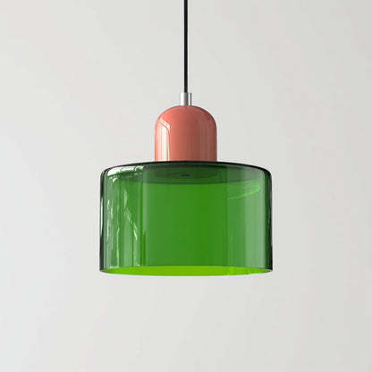 Modern Iron and Glass Pendant Ceiling Light