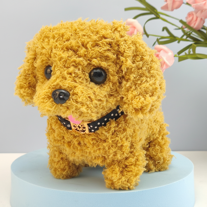 Interactive Plush Puppy Toy with Realistic Sounds and Movements