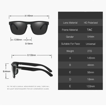 Polarized UV400 Sunglasses for Clear Vision During Outdoor Activities