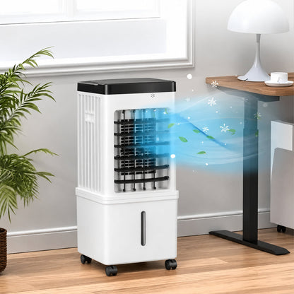 Compact Evaporative Air Conditioner and Home Cooling Fan