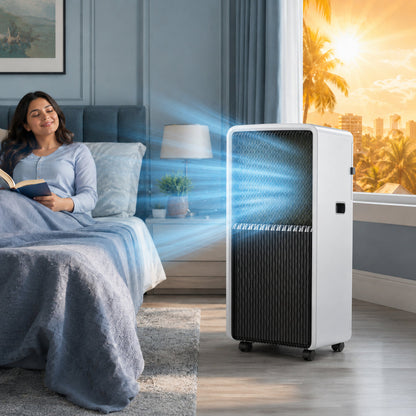 Smart WiFi Portable Air Conditioner with Cooling, Heating, and Dehumidification Features