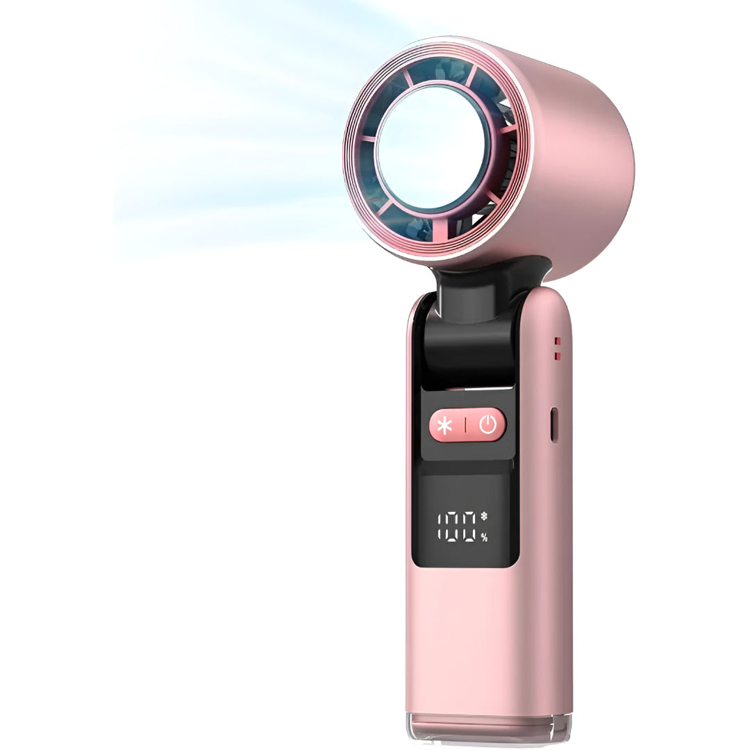 Compact Handheld USB Rechargeable Travel Fan