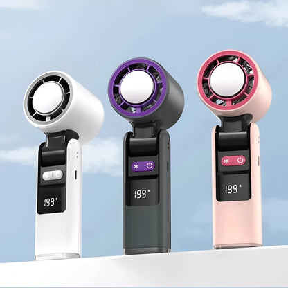Compact Handheld USB Rechargeable Travel Fan