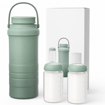 Insulated Portable Breast Milk Cooler Container