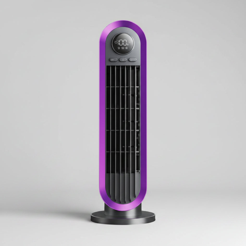 Quiet Adjustable Portable Bladeless Oscillating Tower Fan