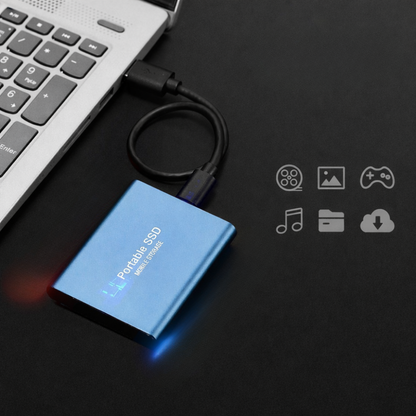 512GB Portable High-Speed External SSD USB Storage Drive