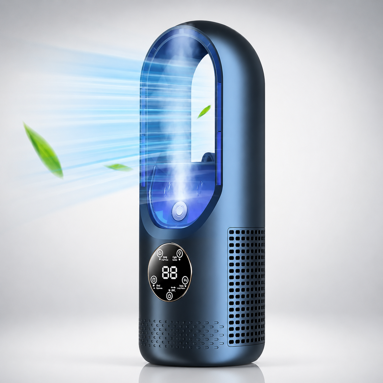 Compact Wireless Air Conditioner - Silent Cooling Without Rotor Blades