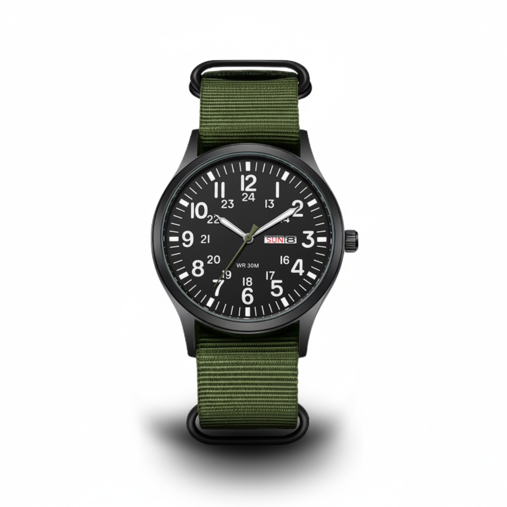 Rugged Waterproof Scratch-Resistant Outdoor Watch for Men