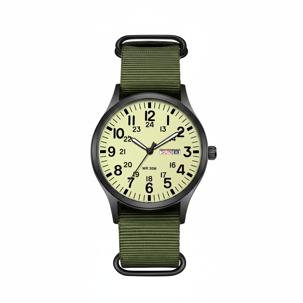 Rugged Waterproof Scratch-Resistant Outdoor Watch for Men