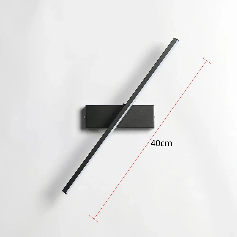 Adjustable LED Wall Light | 330° Swivel | Modern Design for Bedroom & Living Room | Aluminum