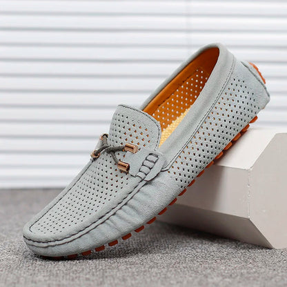Men's Casual Hollow Out Flat Loafers | Slip-On