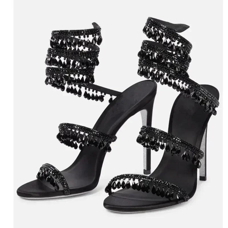 Ladies Stiletto Sandals | with High Heels