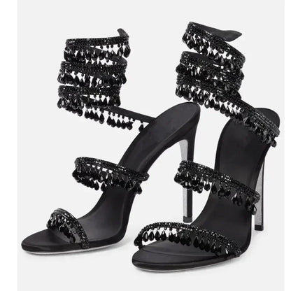 Ladies Stiletto Sandals | with High Heels