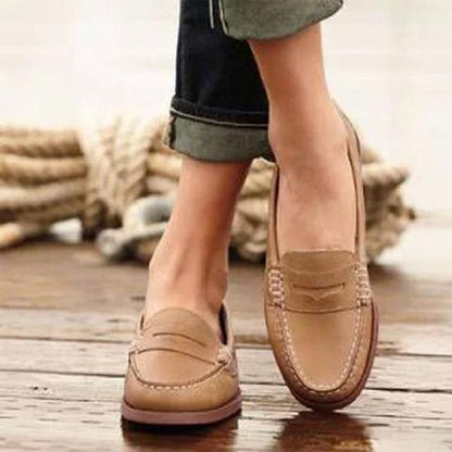 Women's Work Flat Loafers | Slip-On