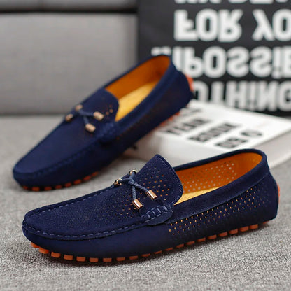 Men's Casual Hollow Out Flat Loafers | Slip-On