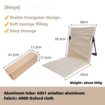 Ultralight Weatherproof Camping Folding Chair | Aluminum Frame | Padded for Extra Comfort | Quick Setup