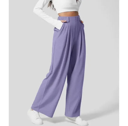 Women's Wide Leg Summer Pants | High Waisted