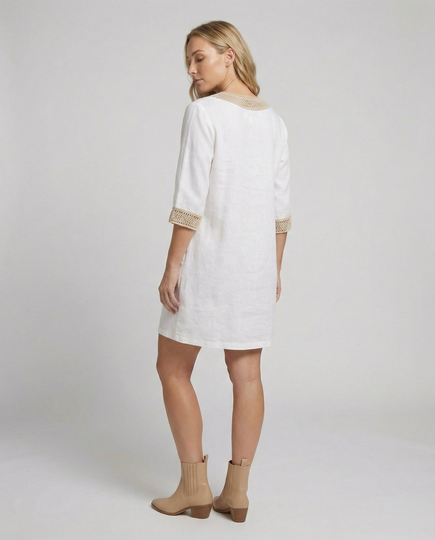 Women's Boho Style V-Neck Summer Dress | Mini
