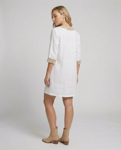 Women's Boho Style V-Neck Summer Dress | Mini