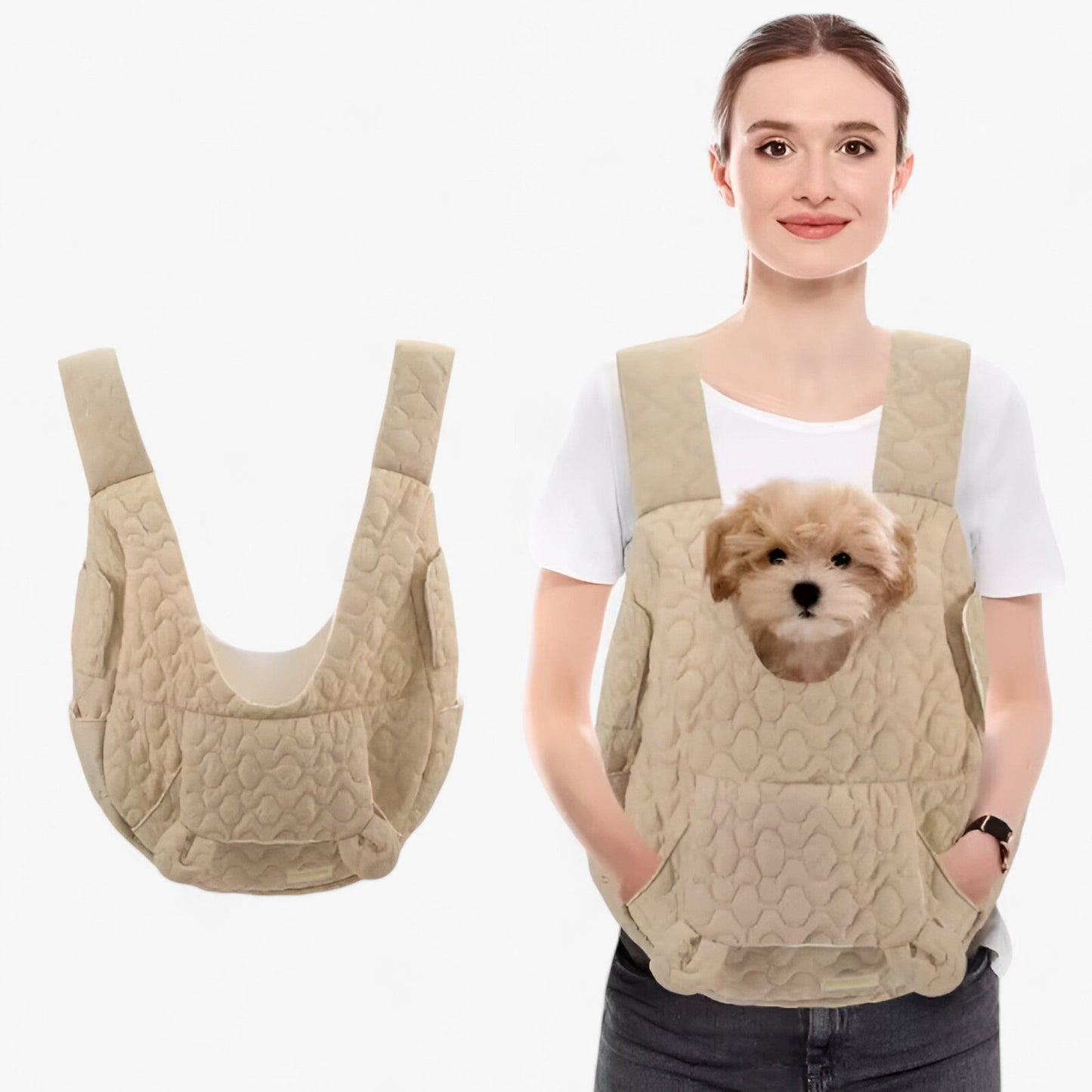 Pet Carrier for Up to 10 kg | Weatherproof & Comfortable | Suitable for Cats & Small Dogs | Features Ergonomic Straps