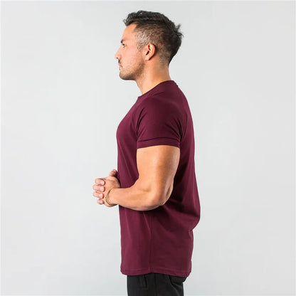 Men's Slim Fit Gym T-Shirt | Short Sleeve